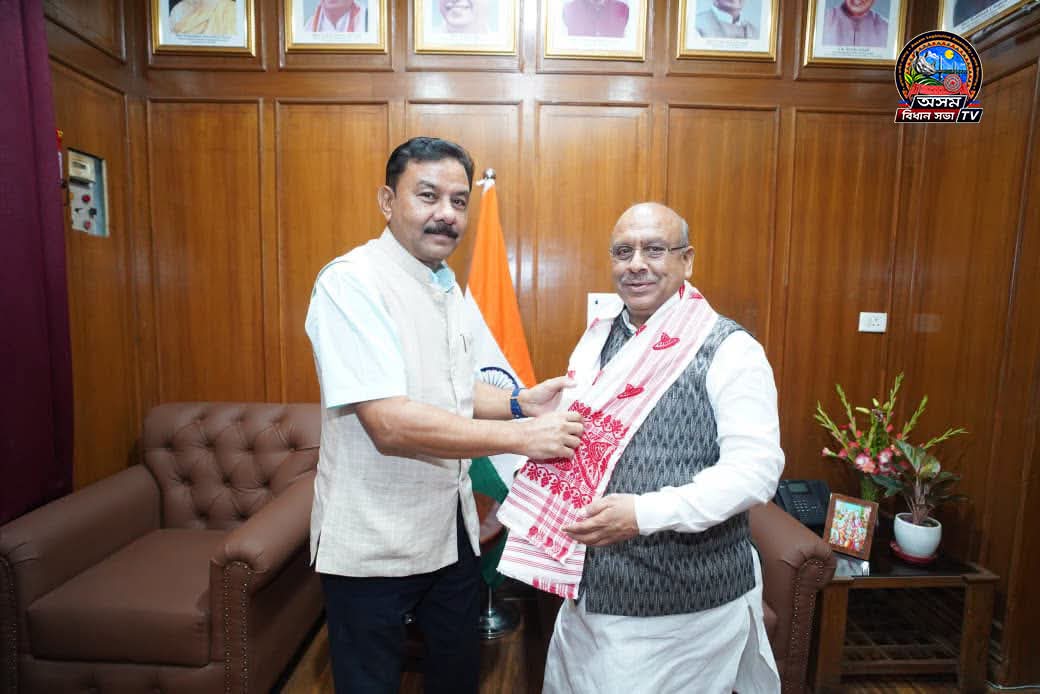 অসম বিধানসভাৰ মাননীয় অধ্যক্ষ শ্ৰী ৰণজিৎ কুমাৰ দাস ডাঙৰীয়াই  আজি দিল্ল...
